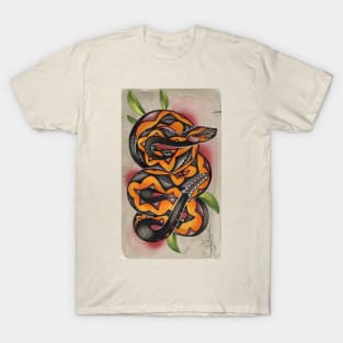 old timey snake tattoo T-Shirt